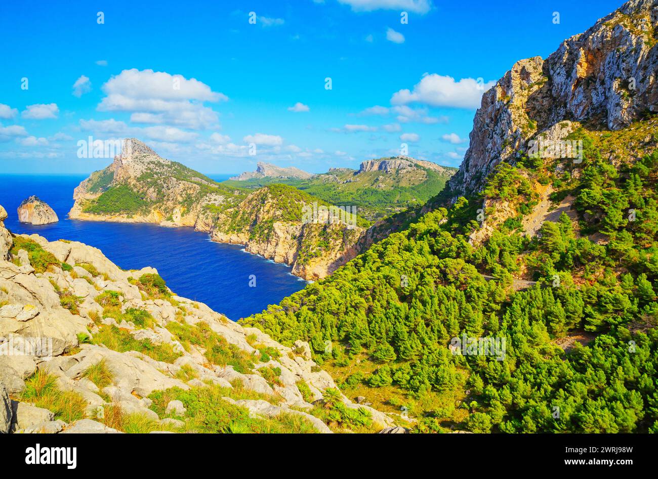 Formentor cape, Mallorca, Balearic Islands, Spain Stock Photo - Alamy