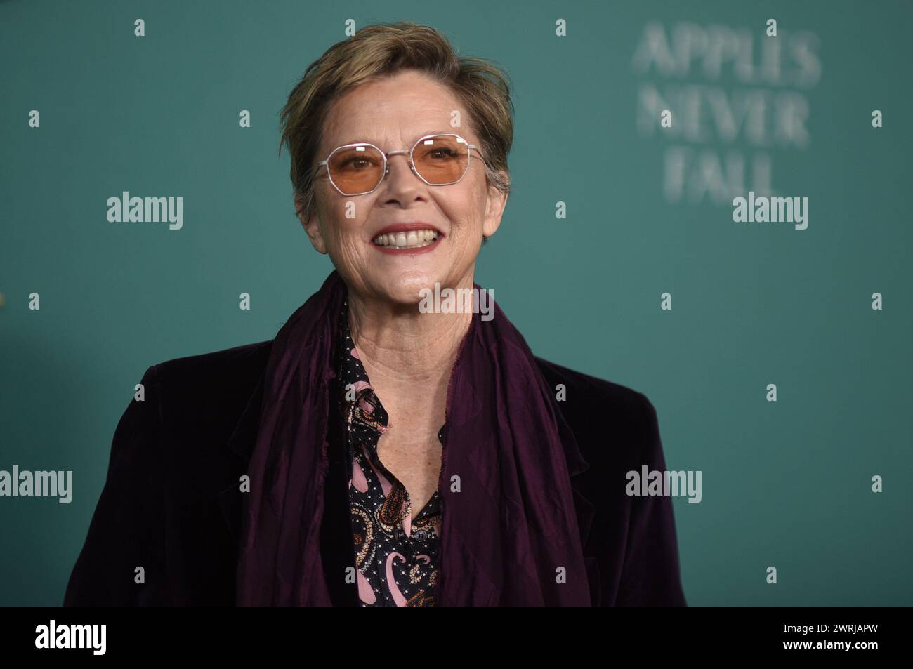 Bening arrives at the premiere of "Apples Never Fall" on