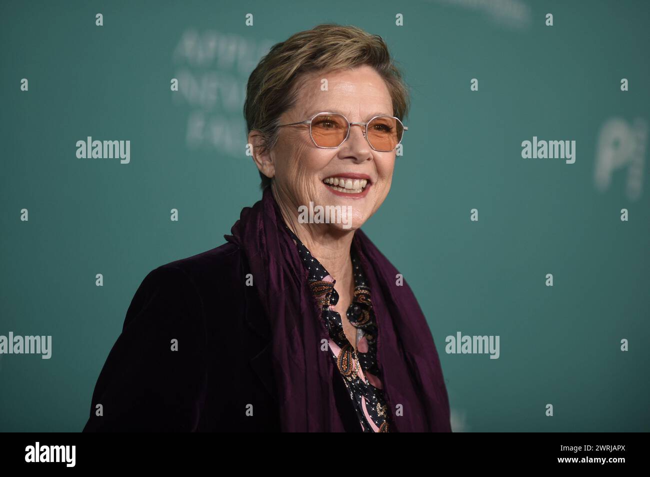 Bening arrives at the premiere of "Apples Never Fall" on