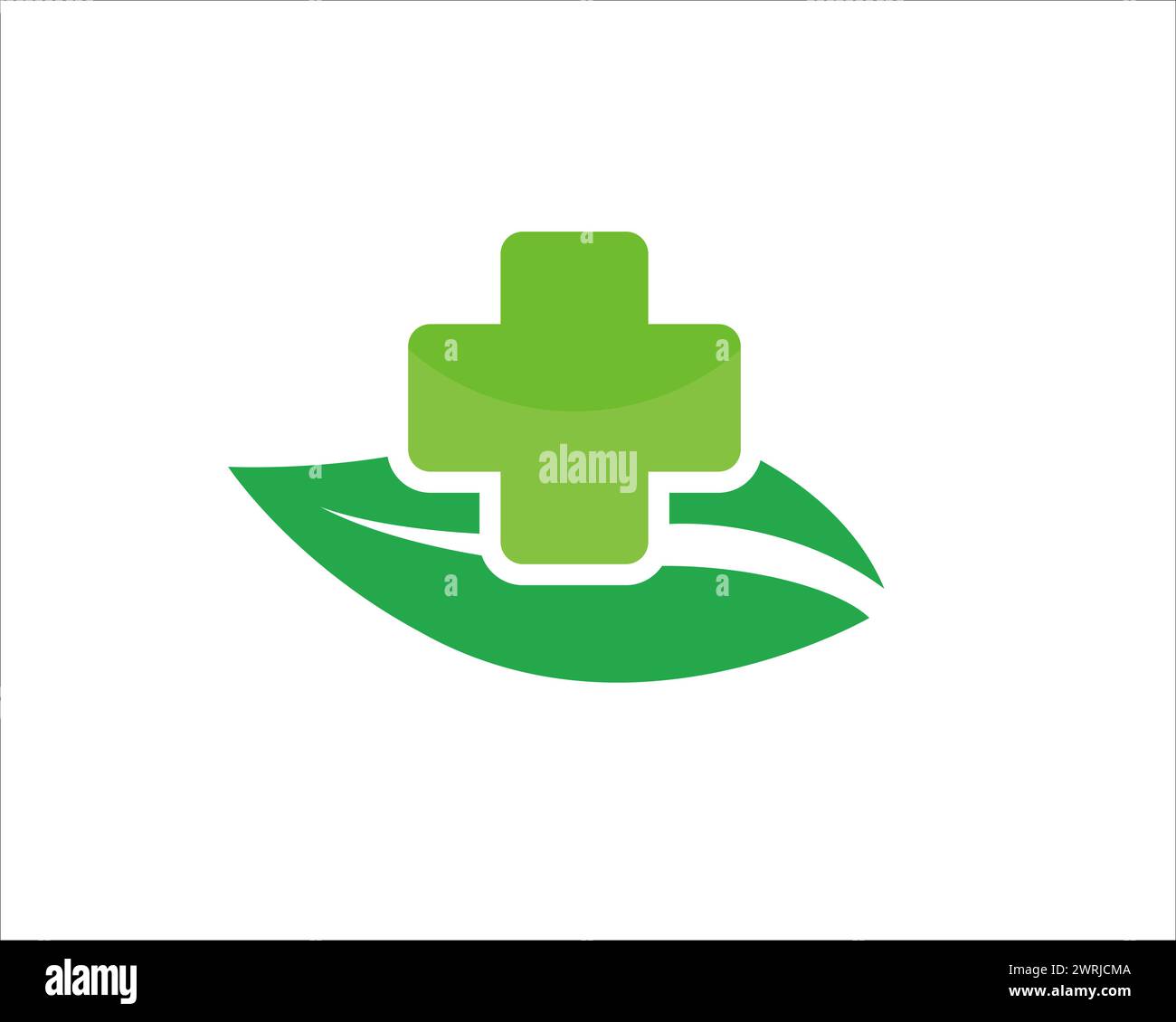 nature care cross logo designs for medical and health service Stock ...
