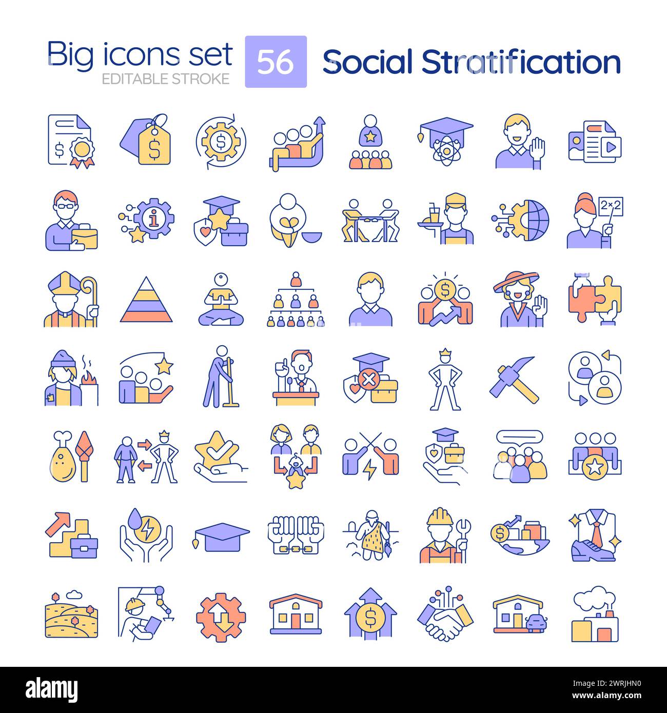 Social stratification hi-res stock photography and images - Alamy