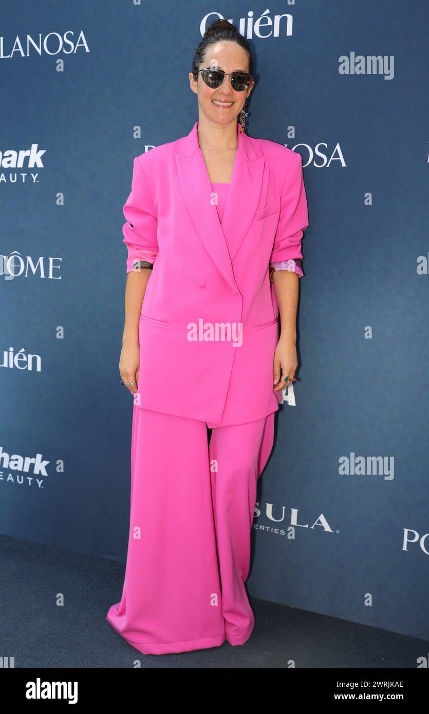 Mexico City, Mexico. 12th Mar, 2024. Ximena Sarinana is attending the blue carpet of the Quien: 31 Women We Love by Lacome at Museo Kaluz in Mexico City, Mexico, on March 12, 2024. (Photo by Luis Marin/Eyepix Group) Credit: NurPhoto SRL/Alamy Live News Stock Photo