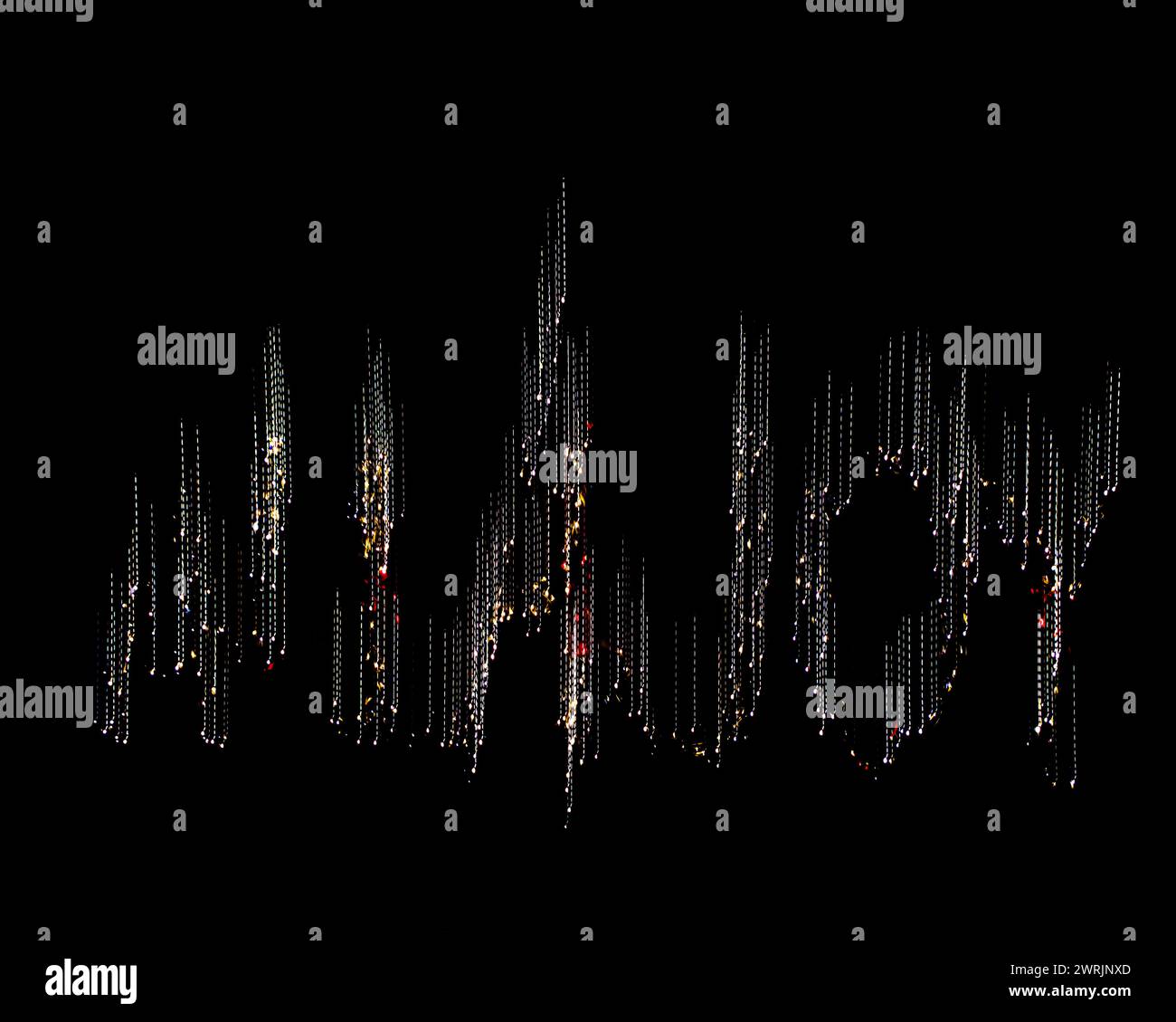 Abstract light trails in the dark background Stock Photo - Alamy