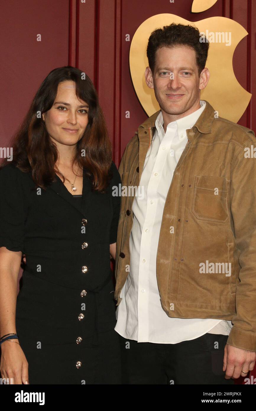 LOS ANGELES JAN 15 Raye Levine, Sawyer Spielberg at the 2024 AppleTV