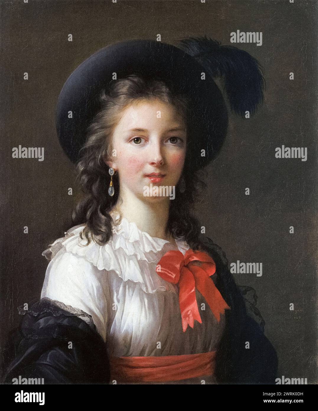 Self-Portrait, 1781. Kimbell Art Museum. Élisabeth Louise Vigée Le Brun Stock Photo