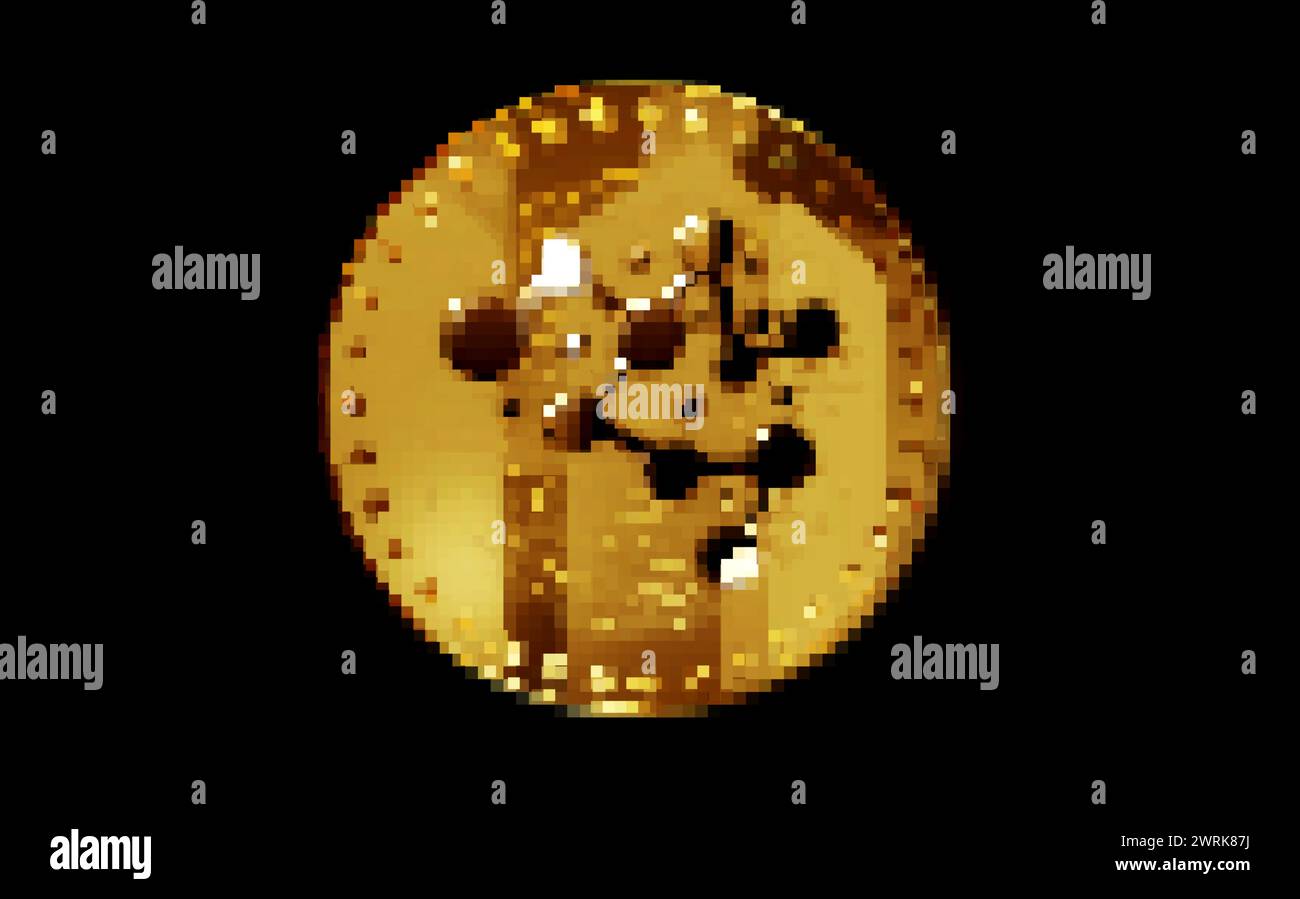 Ypredict YPRED cryptocurrency golden coin over the chart. Price trend graph  with growing and falling line. Online payment and transaction abstract con  Stock Photo - Alamy