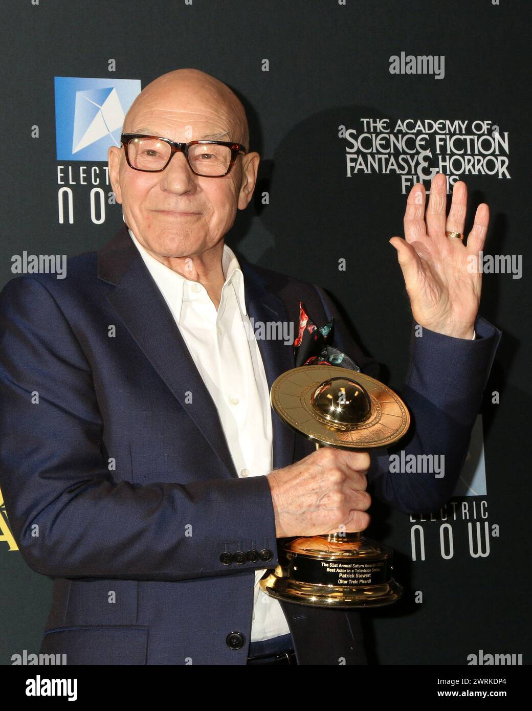 LOS ANGELES FEB 4 Patrick Stewart at the 2024 Saturn Awards at the Burbank Convention Center