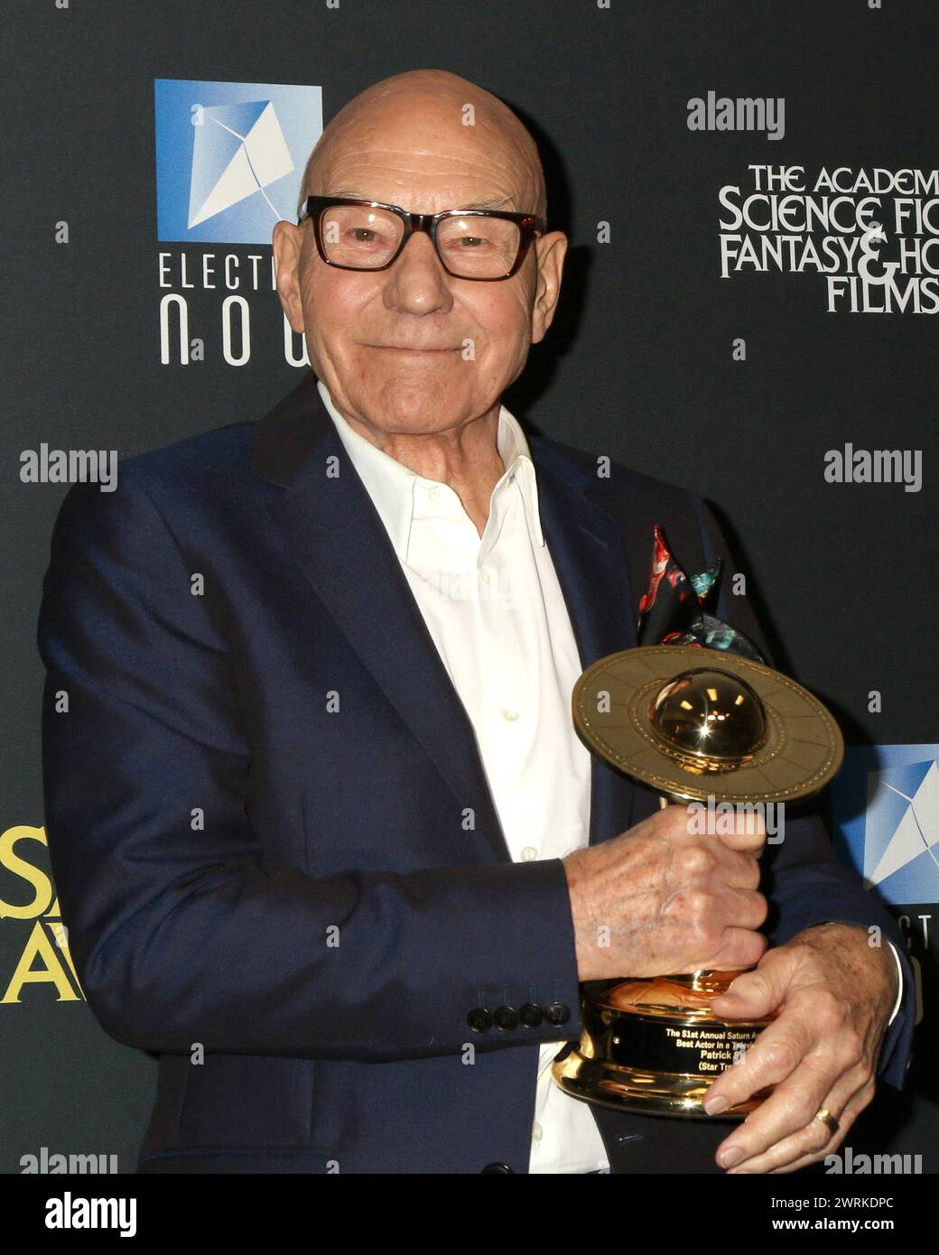 LOS ANGELES FEB 4 Patrick Stewart at the 2024 Saturn Awards at the Burbank Convention Center