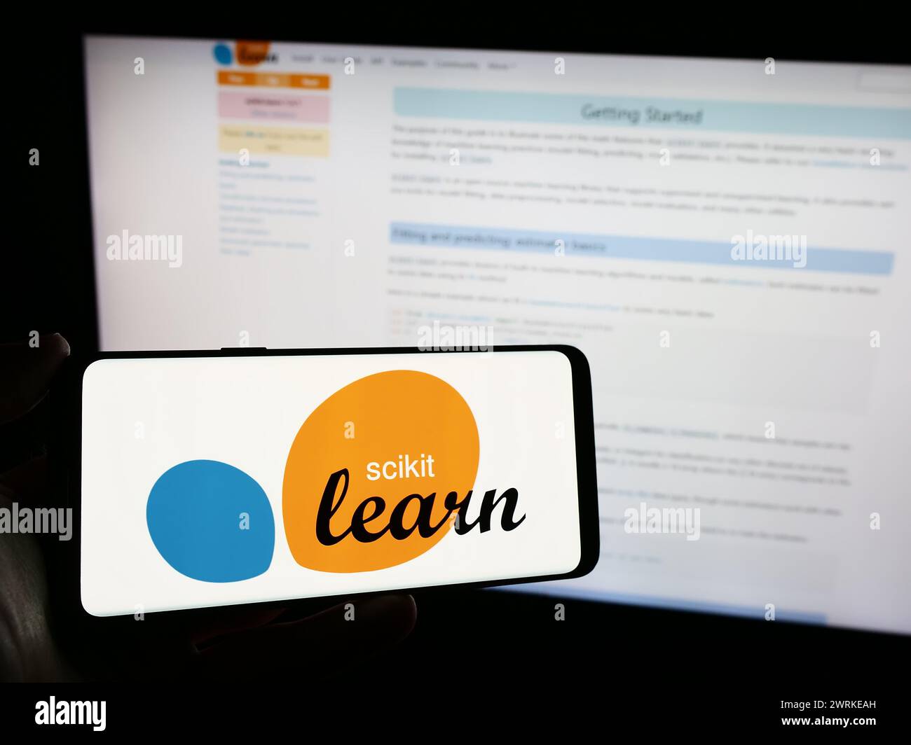 Scikit learn logo hi-res stock photography and images - Alamy