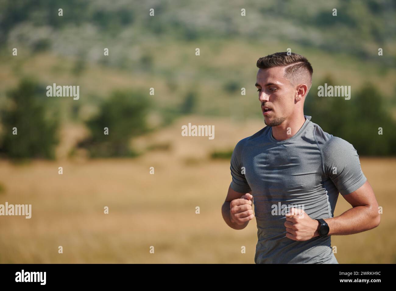A dedicated marathon runner pushes himself to the limit in training ...