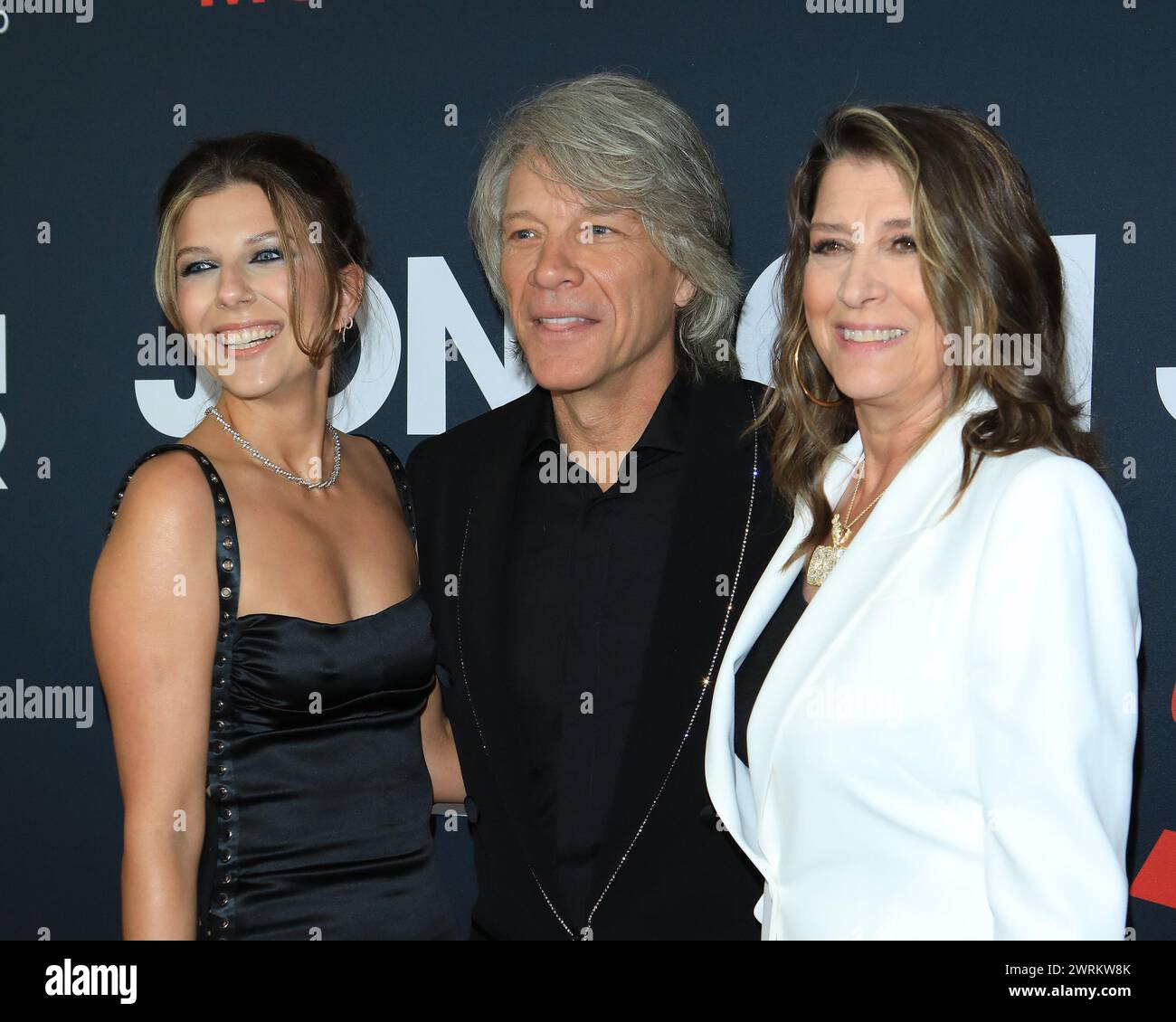 LOS ANGELES - FEB 2: Stephanie Rose Bongiovi, Jon Bon Jovi, Dorothea