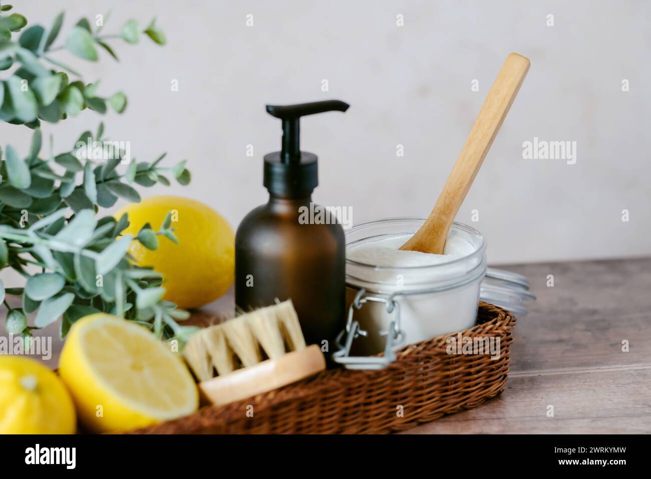 Natural and environmentally friendly cleaning products baking soda