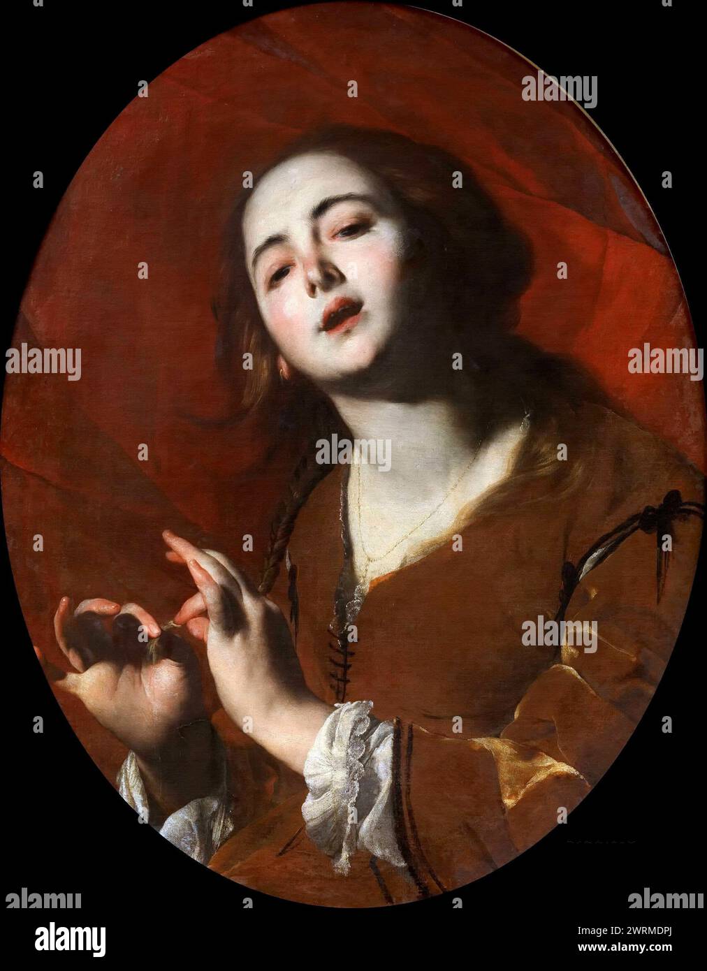 The Singer Bernardo Cavallino (16161656 Stock Photo Alamy