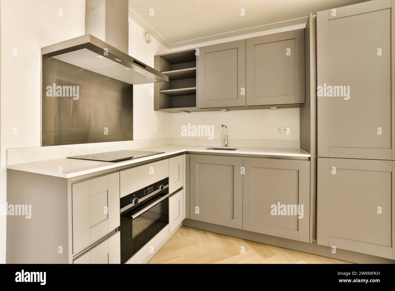 Cabinet integrated refrigerator hi-res stock photography and images - Alamy