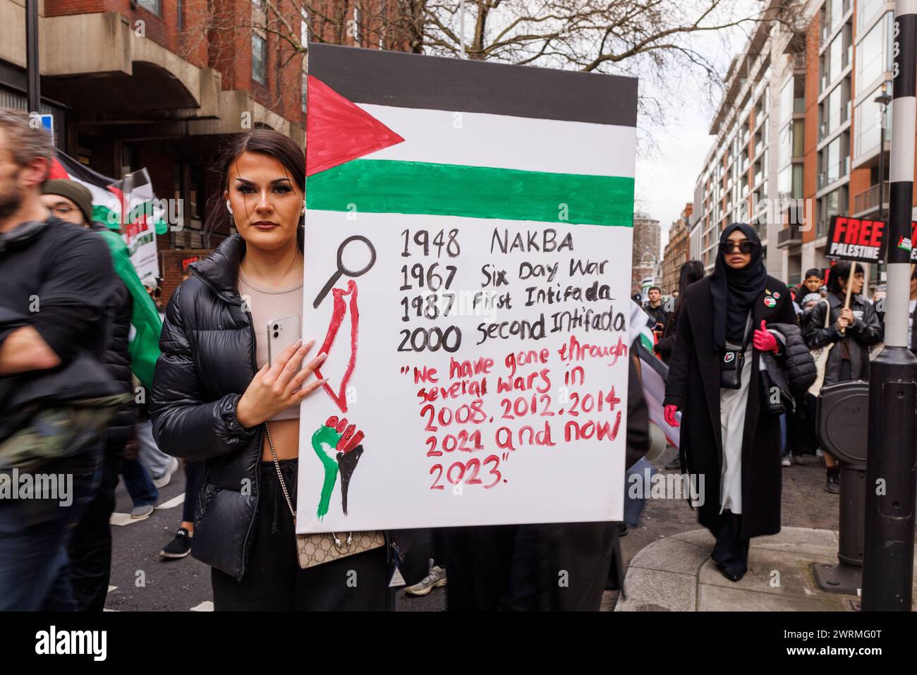 London palestine march 2024 hi-res stock photography and images - Alamy