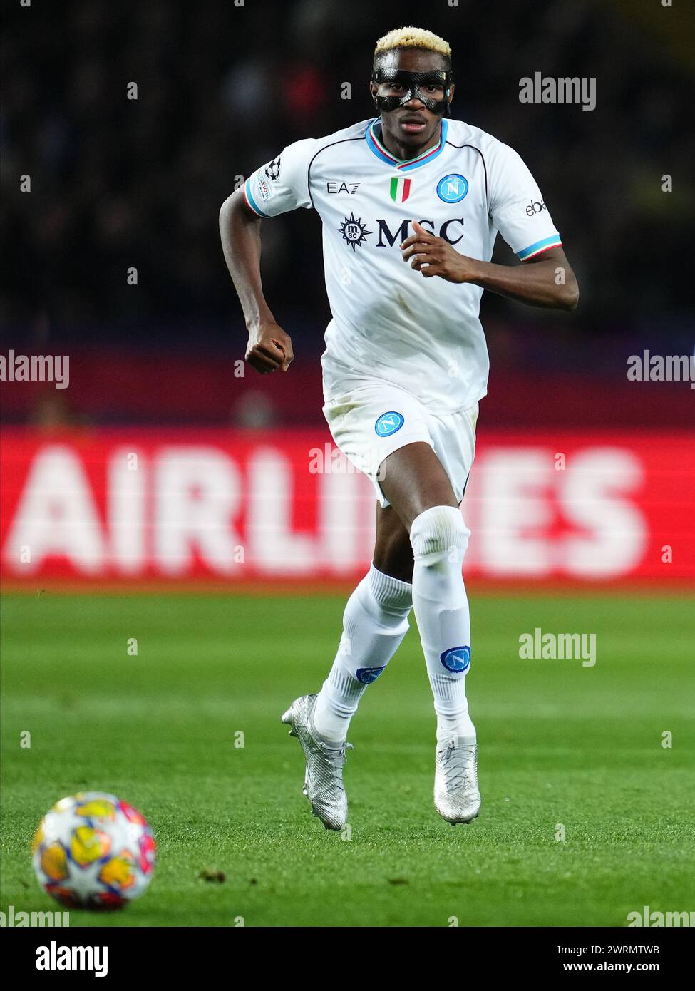 Barcelona, Spain. 12th Mar, 2024. Victor Osimhen of SSC Napoliduring ...