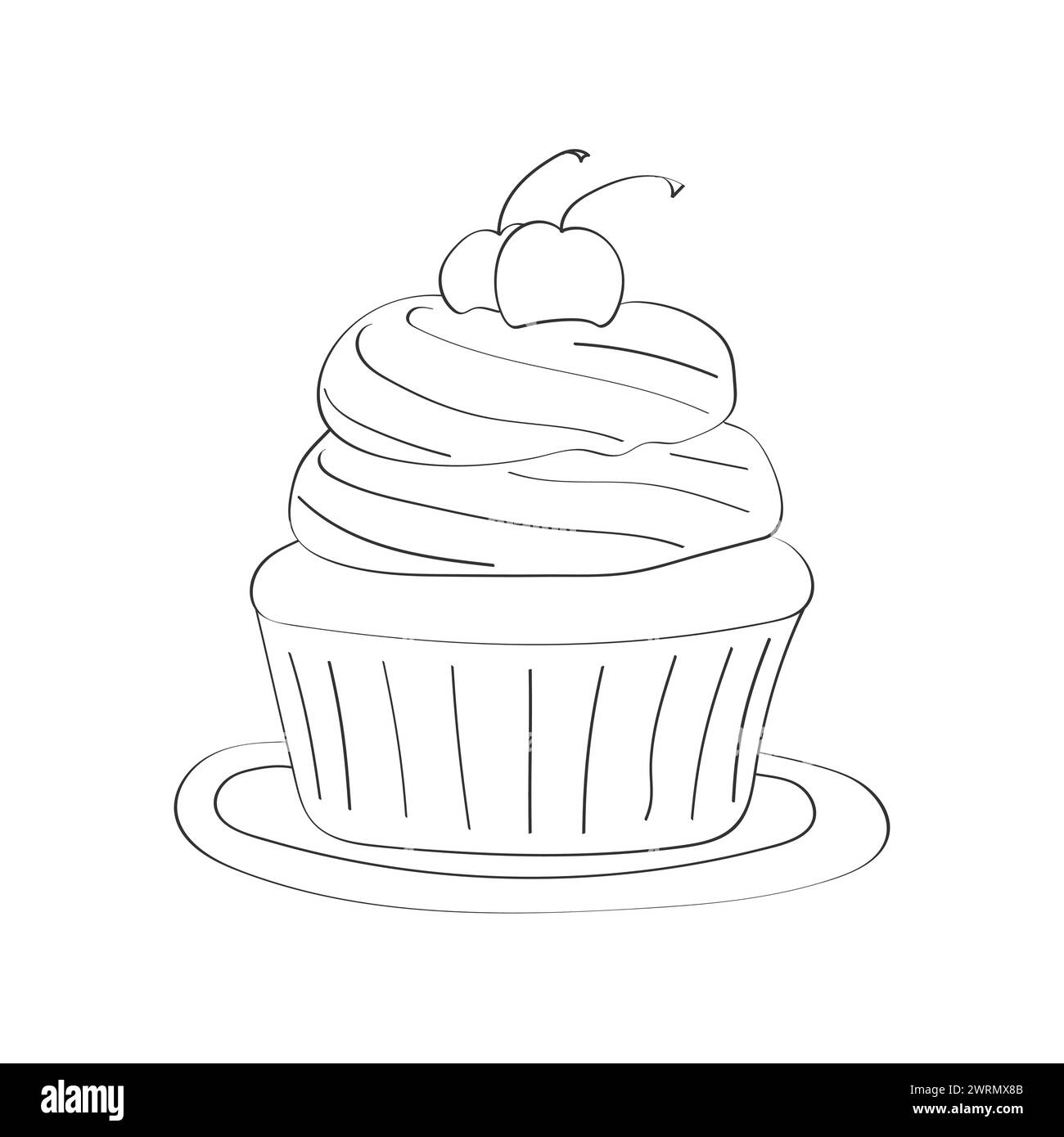 bakery-display-case-stock-vector-images-alamy