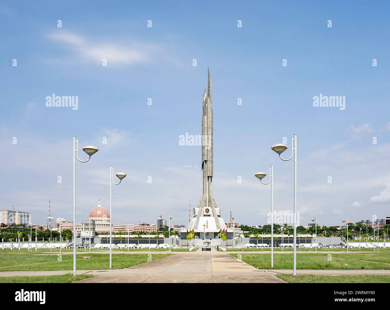 Luanda. 9th Mar, 2024. This photo taken on March 9, 2024 shows a view of the Memorial Agostinho Neto in Luanda, capital of Angola. Credit: Li Yahui/Xinhua/Alamy Live News Stock Photo