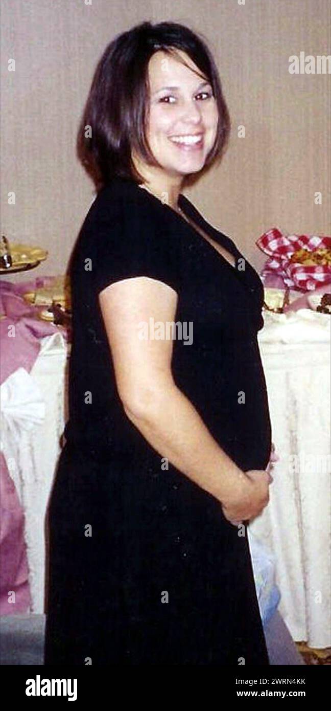 Modesto, California, USA. 21st May, 2003. Scott Peterson, accused of killing his pregnant wife Laci and unborn son in December 2002, was declared guilty on two counts of murder Friday, November 12th, 2004. Pictured: LACI ROCHA PETERSON is shown in this picture taken right before Xmas 2002. (Credit Image: Rocha Family/ZUMA Press Wire) EDITORIAL USAGE ONLY! Not for Commercial USAGE! Stock Photo