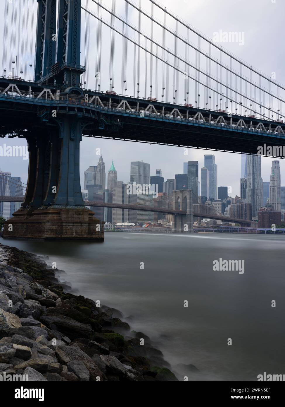 New York City skyline view from Dumbo Brooklyn Stock Photo - Alamy