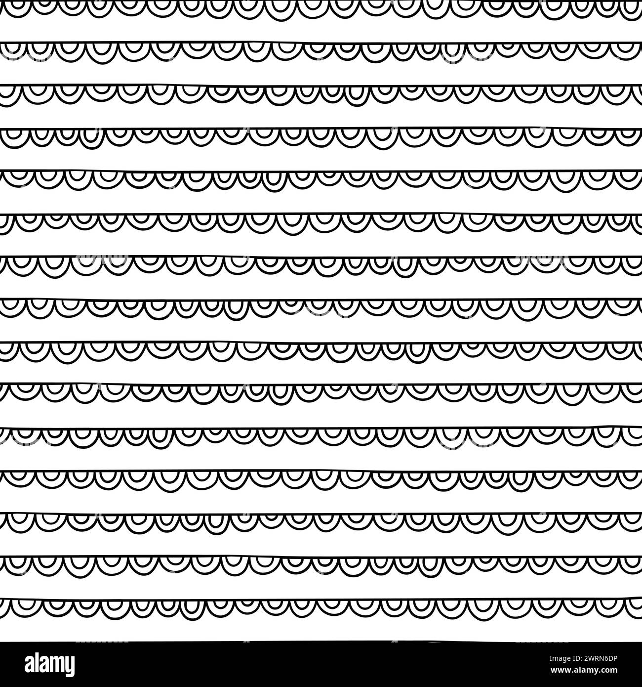 Seamless black and white abstract hand drawn texture Stock Vector Image ...