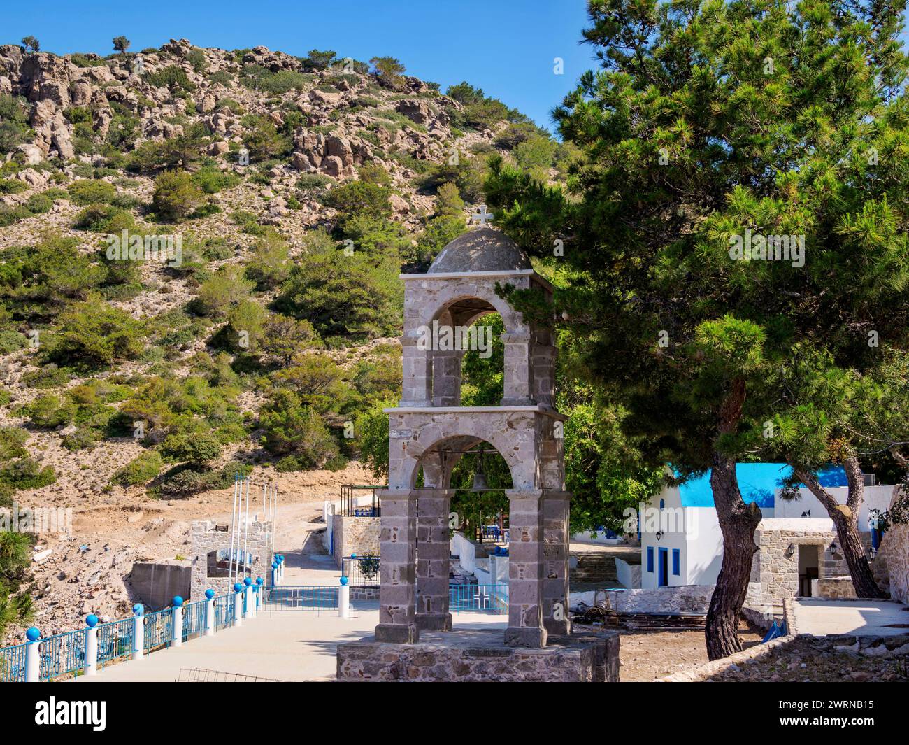 Bell Tower at Saint John the Baptist Holy Orthodox Chapel of Thyme, Kos ...