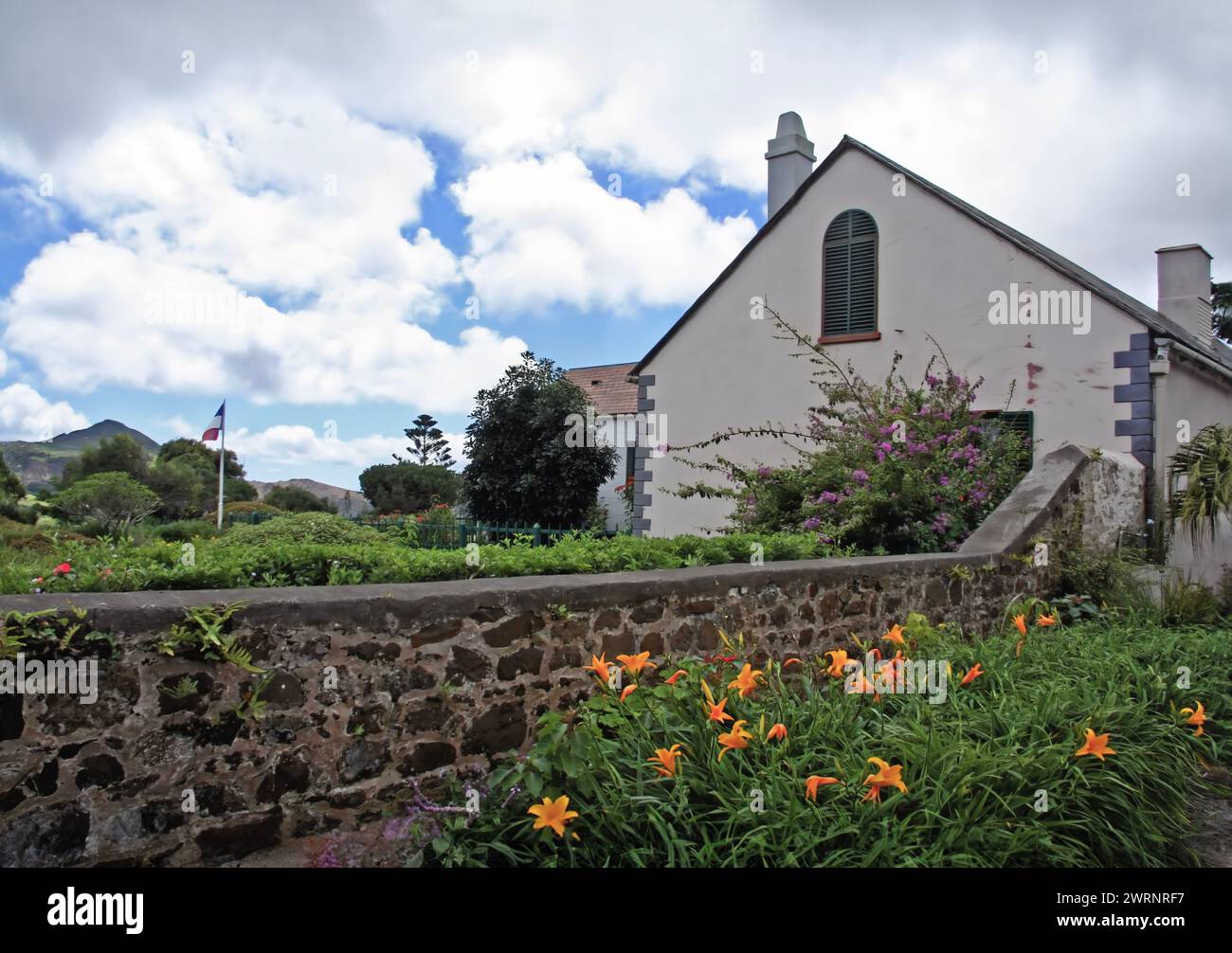Longwood House St Helena final exile of Napoleon Bonaparte Stock Photo