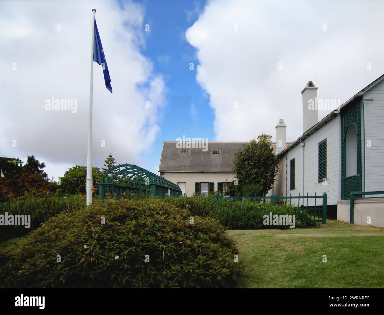 Longwood House St Helena final exile of Napoleon Bonaparte Stock Photo