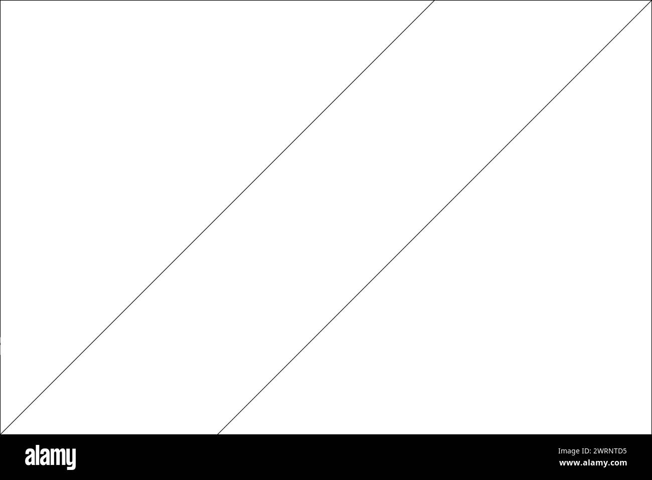 Republic of the Congo flag - thin black vector outline wireframe ...