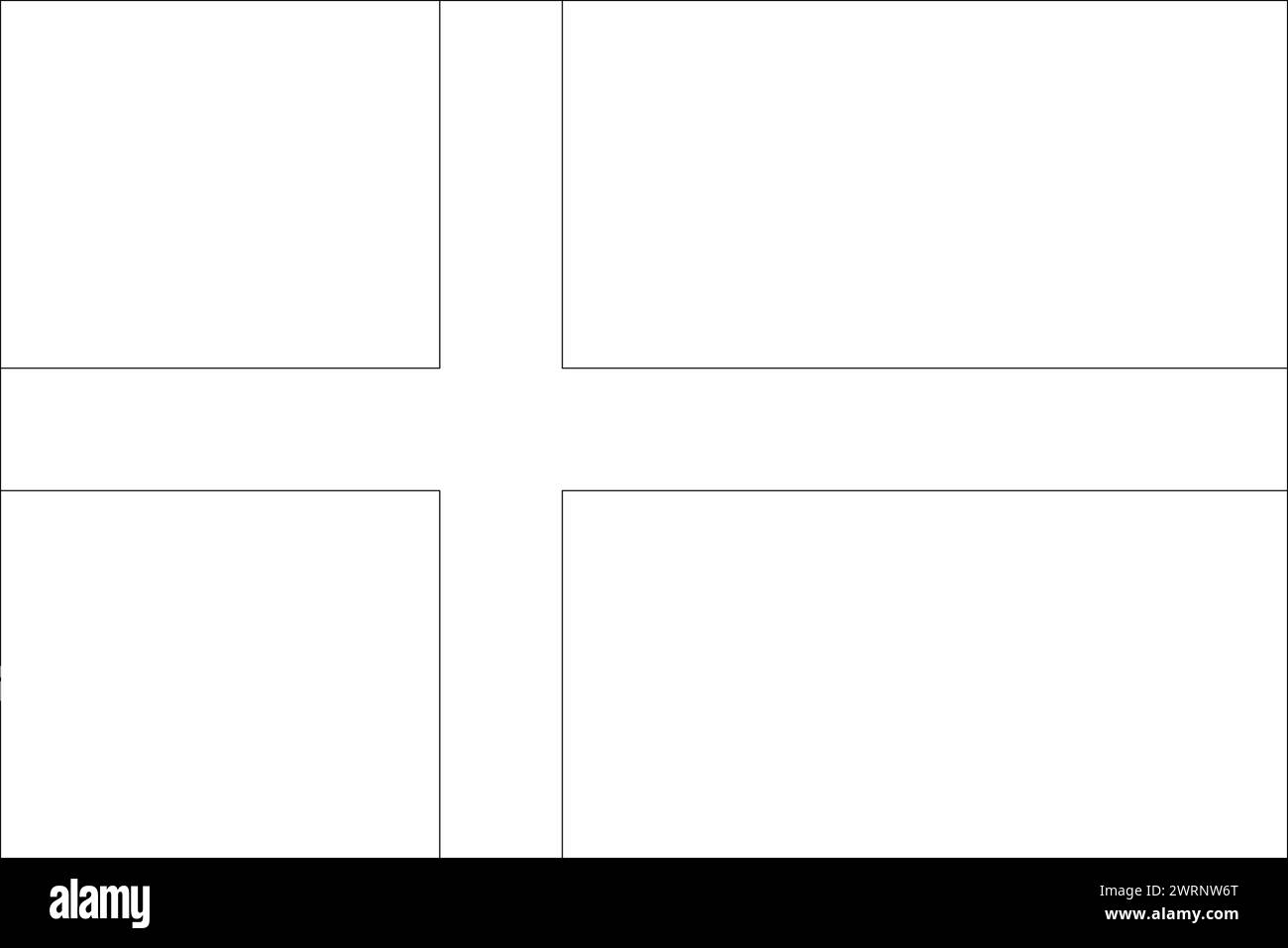 Denmark denmark flag Black and White Stock Photos & Images Denmark denmark flag Black and White Stock Photos & Images