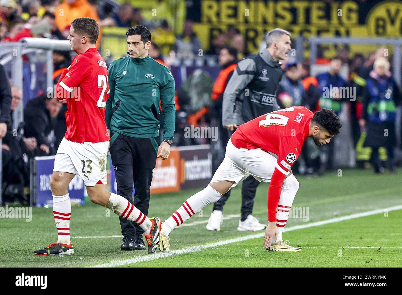 Dortmund, Germany. 13th Mar, 2025. DORTMUND, Signal Iduna Park, 1303