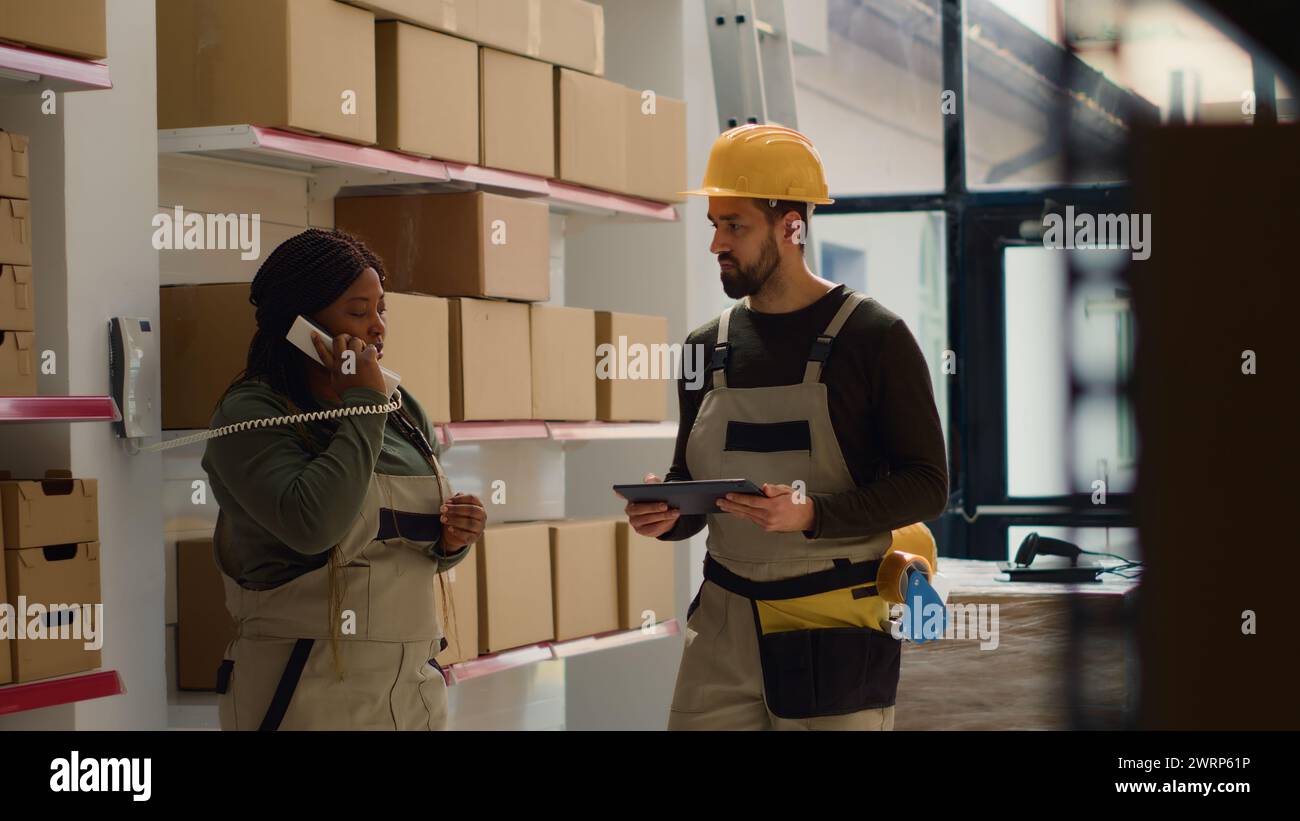 Technician verify hi-res stock photography and images - Alamy