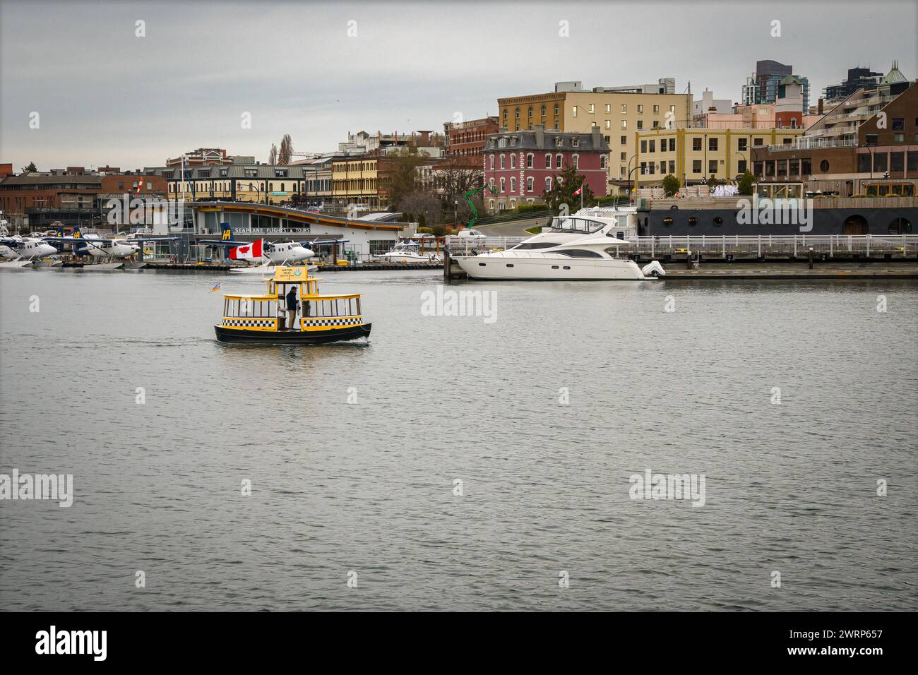 Photo of a Water Taxi boating across the Inner Harbor area of downtown ...