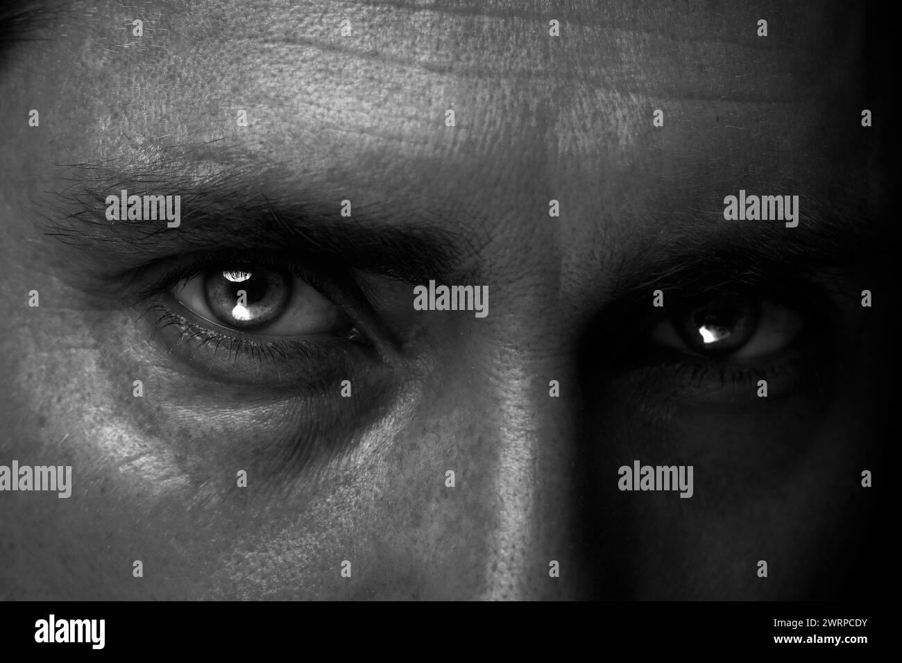 Eyes sight expression concept Black and White Stock Photos & Images - Alamy