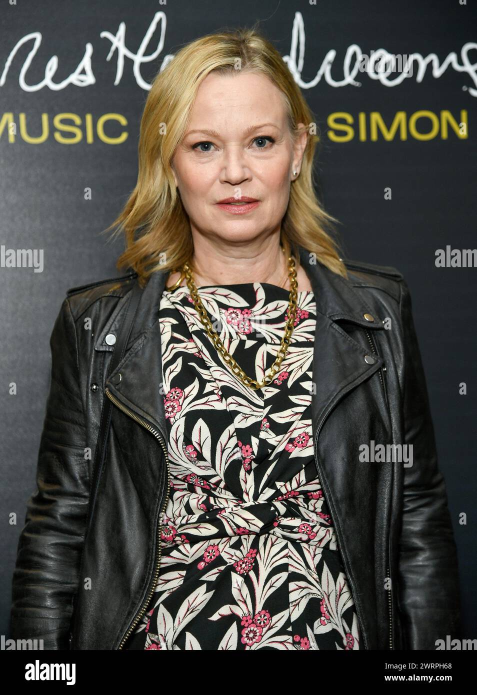 Samantha Mathis attends the MGM+ premiere of "In Restless Dreams: The ...