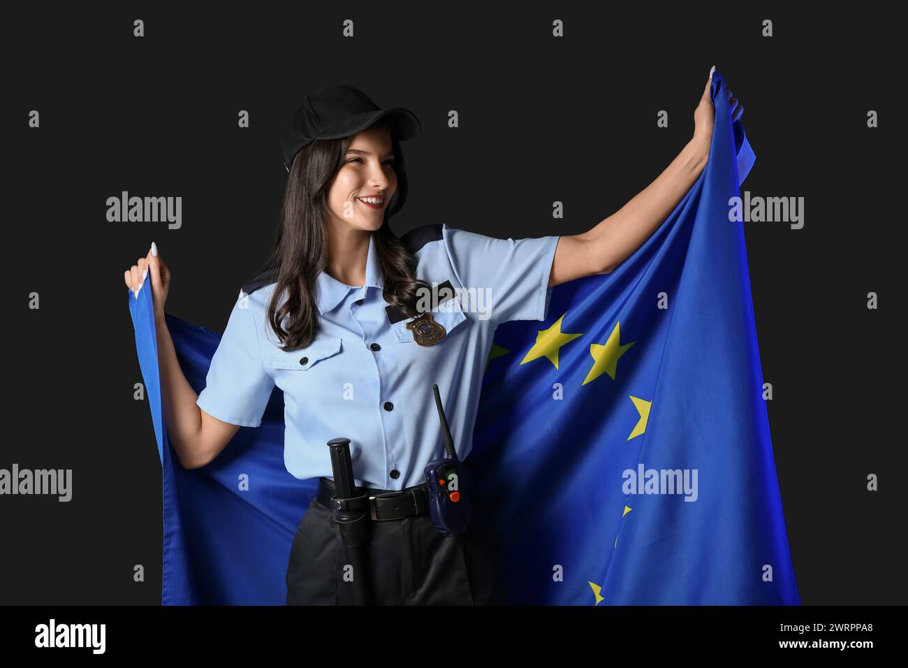 Young black female police officer hi-res stock photography and images ...