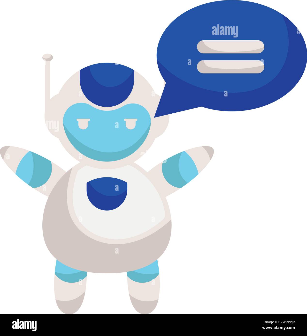 chatbot virtual assistant isolated Stock Vector Image & Art - Alamy