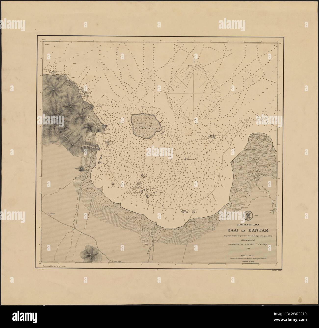 19th century map of java hi-res stock photography and images - Alamy