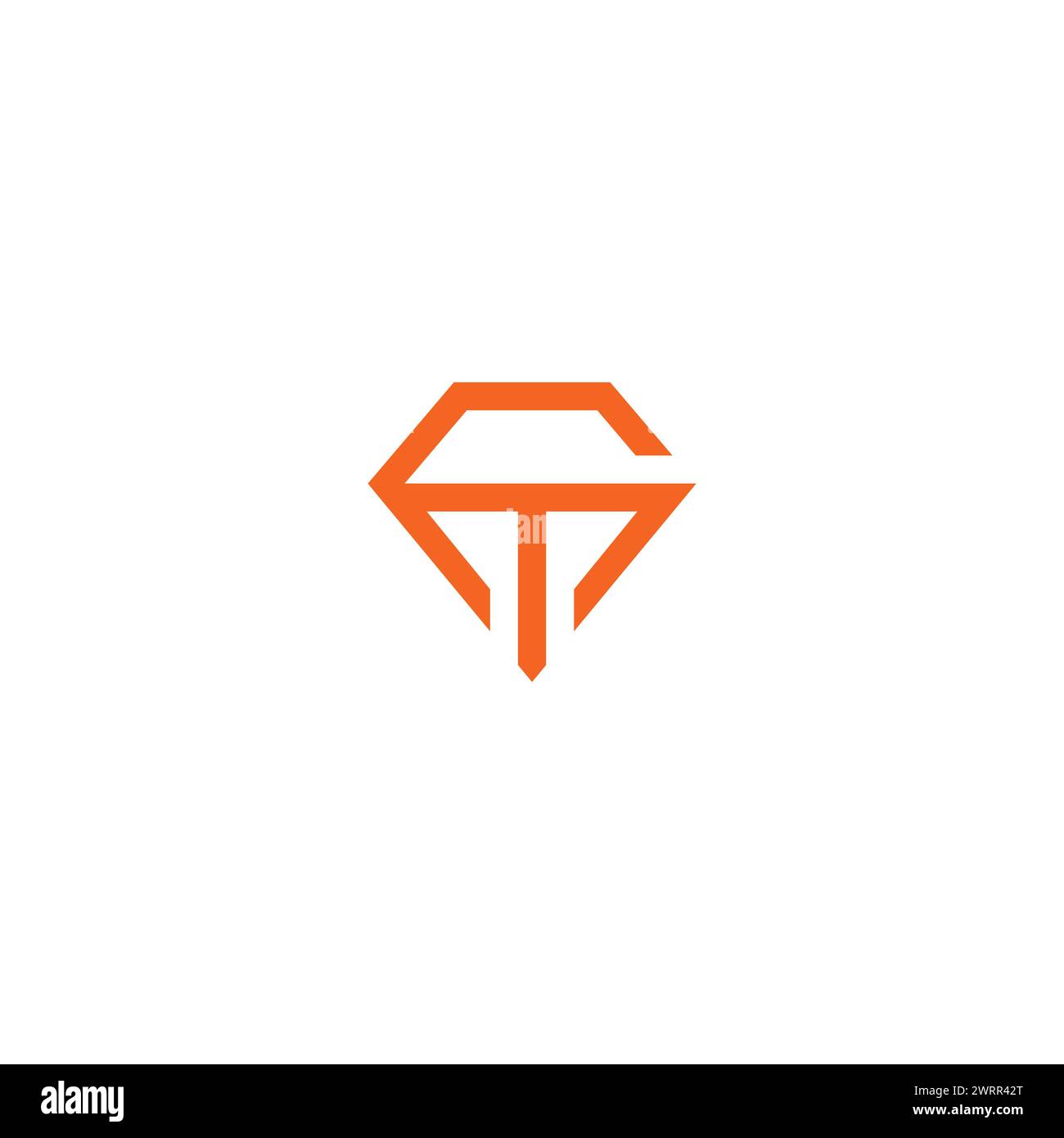 GM Diamond Logo. Letter MG Icon Stock Vector