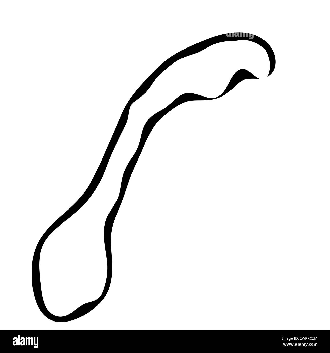 Norway map outline smooth hi-res stock photography and images - Alamy