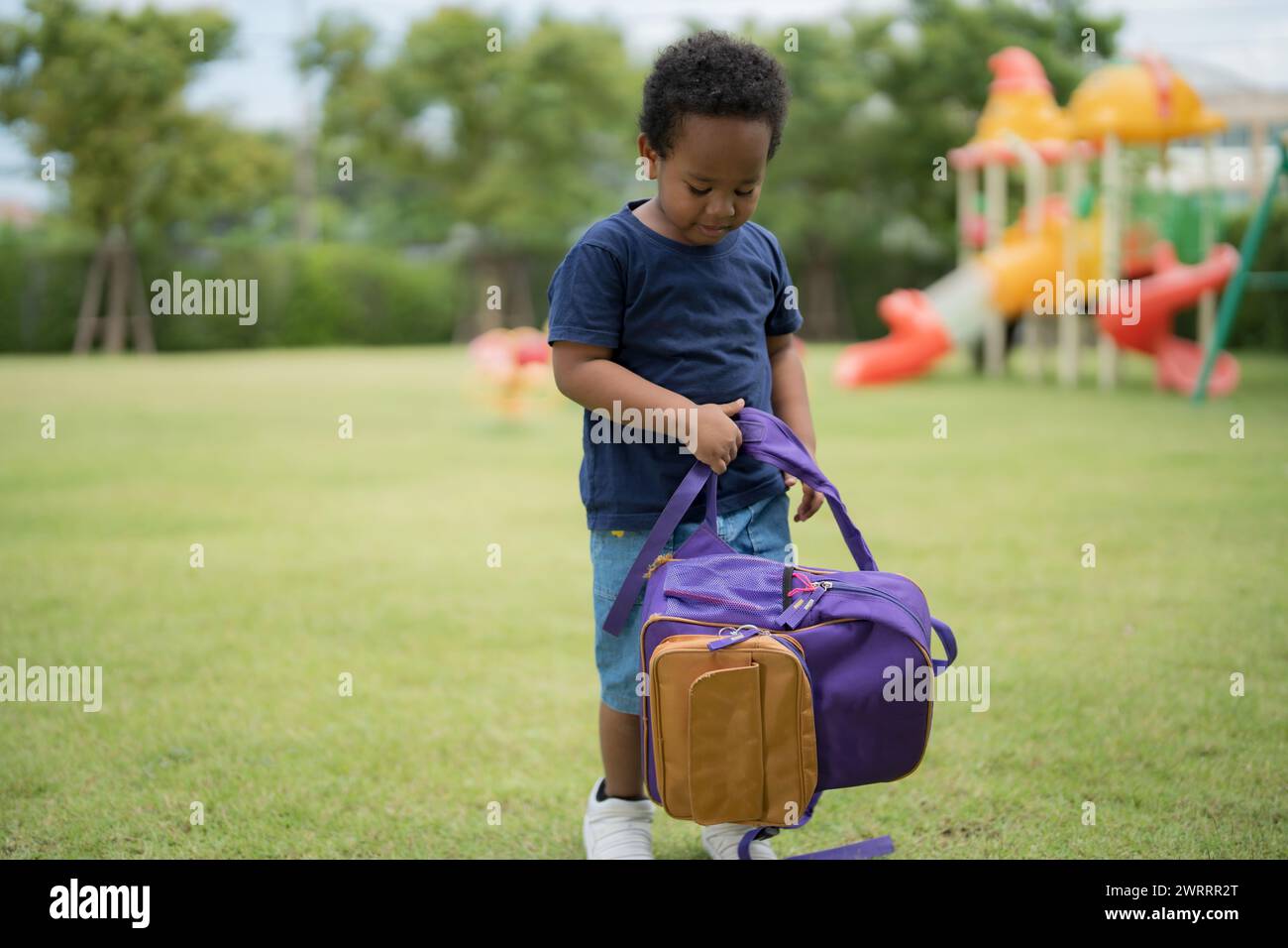 Boy with school bag sales