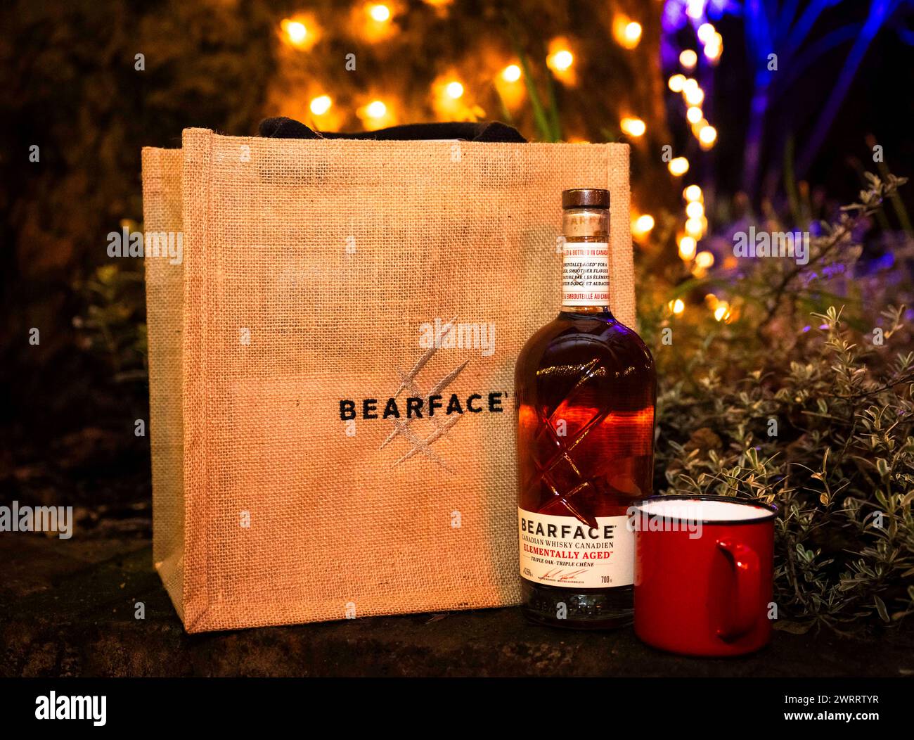 EDITORIAL USE ONLY A view of BEARFACE Whisky at a tasting event, in