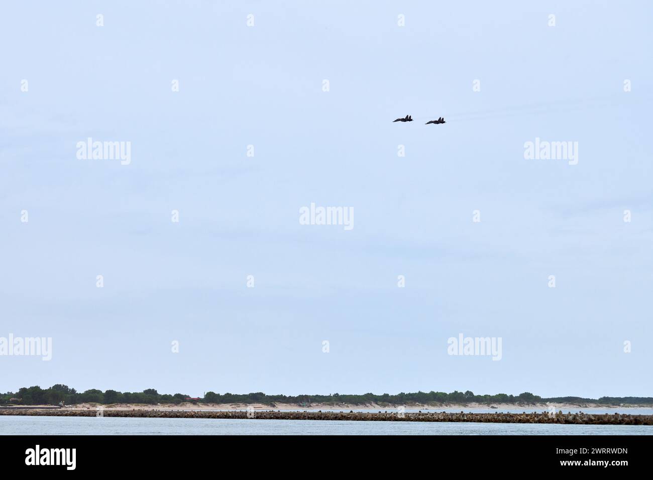 Two Russian military fighter planes armed with missiles fighter jets ...