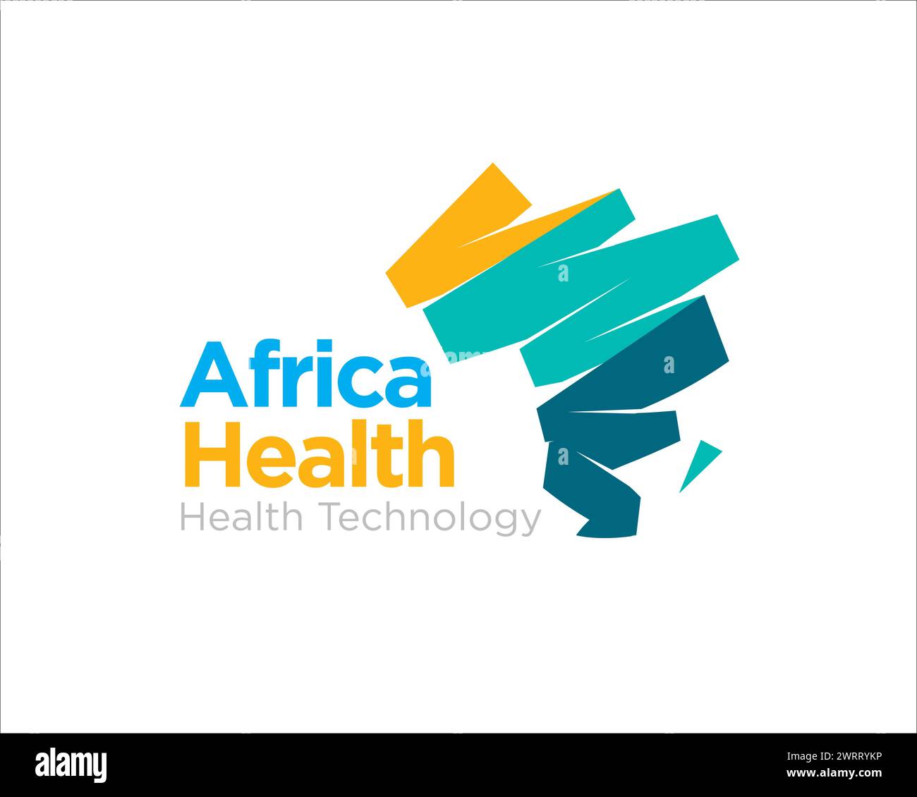 africa health logo designs for medical service and consult Stock Vector