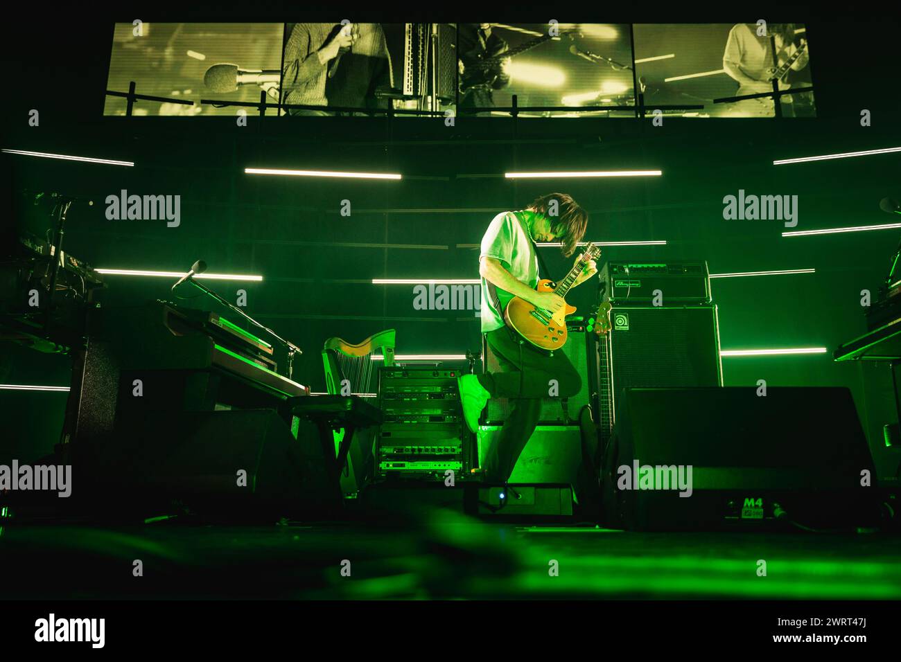 Copenhagen, Denmark. 13th Mar, 2024. The English rock band The Smile