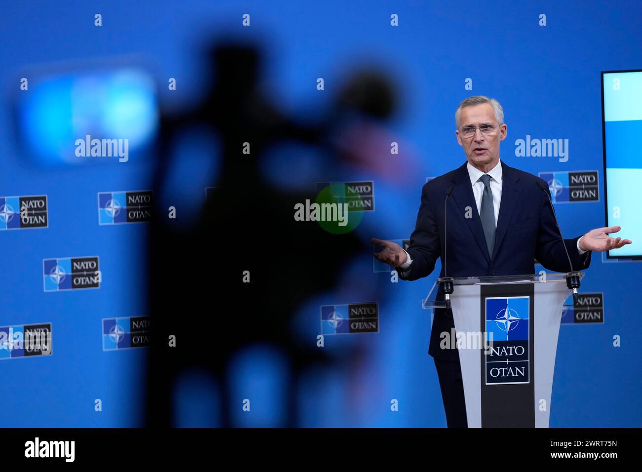 NATO Secretary General Jens Stoltenberg presents the 2023 NATO annual