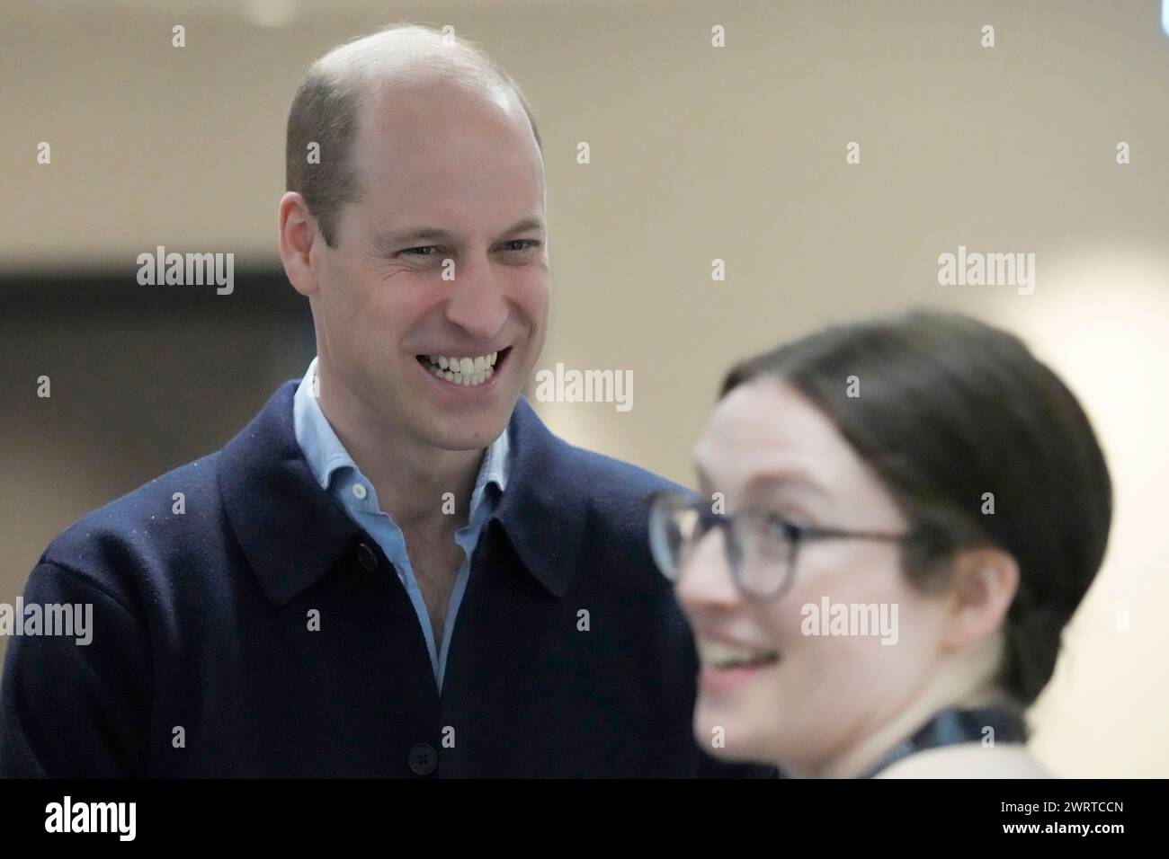 The Prince of Wales during a visit to WEST, the new OnSide charity