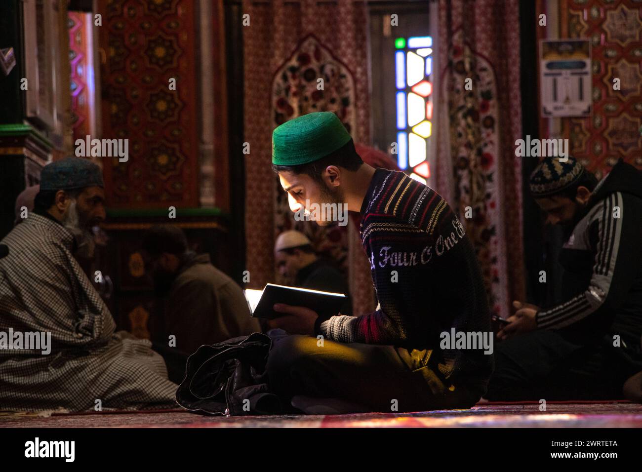 Srinagar, Jammu And Kashmir, India. 14th Mar, 2024. A Kashmiri Muslim ...