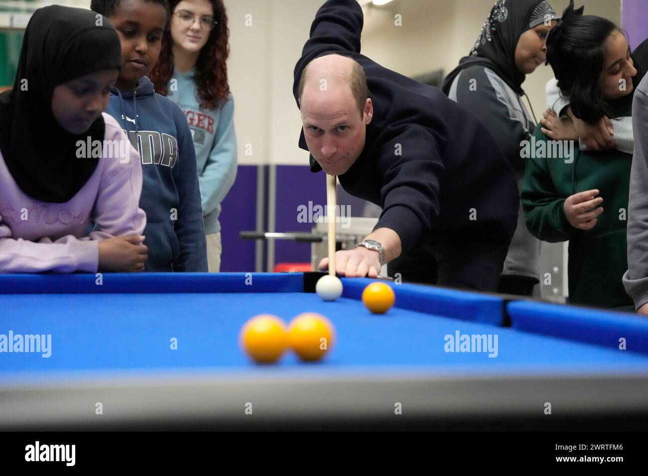 The Prince of Wales during a visit to WEST, the new OnSide charity