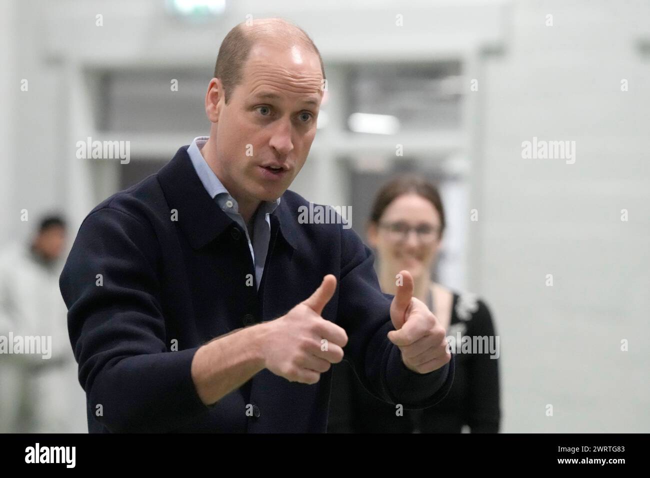 The Prince of Wales during a visit to WEST, the new OnSide charity